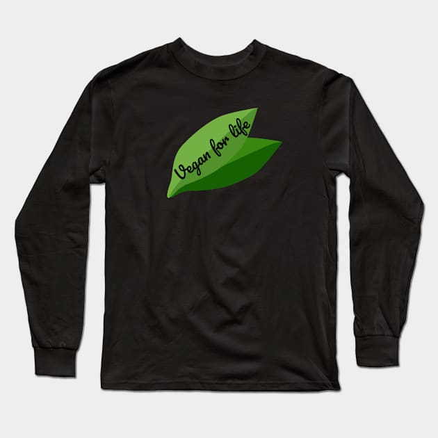 Vegans Long Sleeve T-Shirt by WordsGames